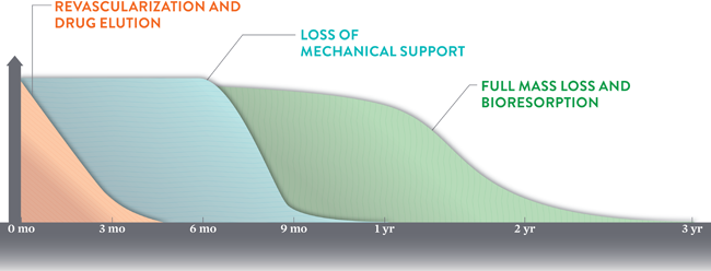 Absorb Bioresorbable Vasvular Scaffold System Timeline, courtesy Abbott Vascular