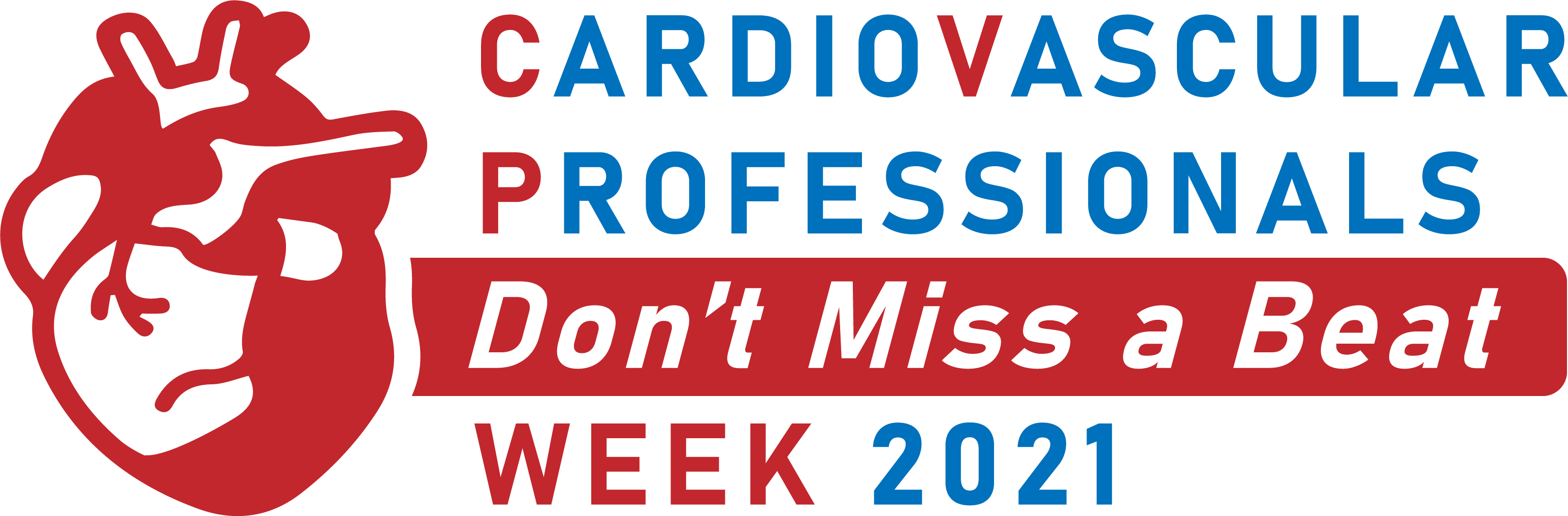 Official CVP Week 2021 Logo: Cardiovascular Professionals Don't Miss a Beat